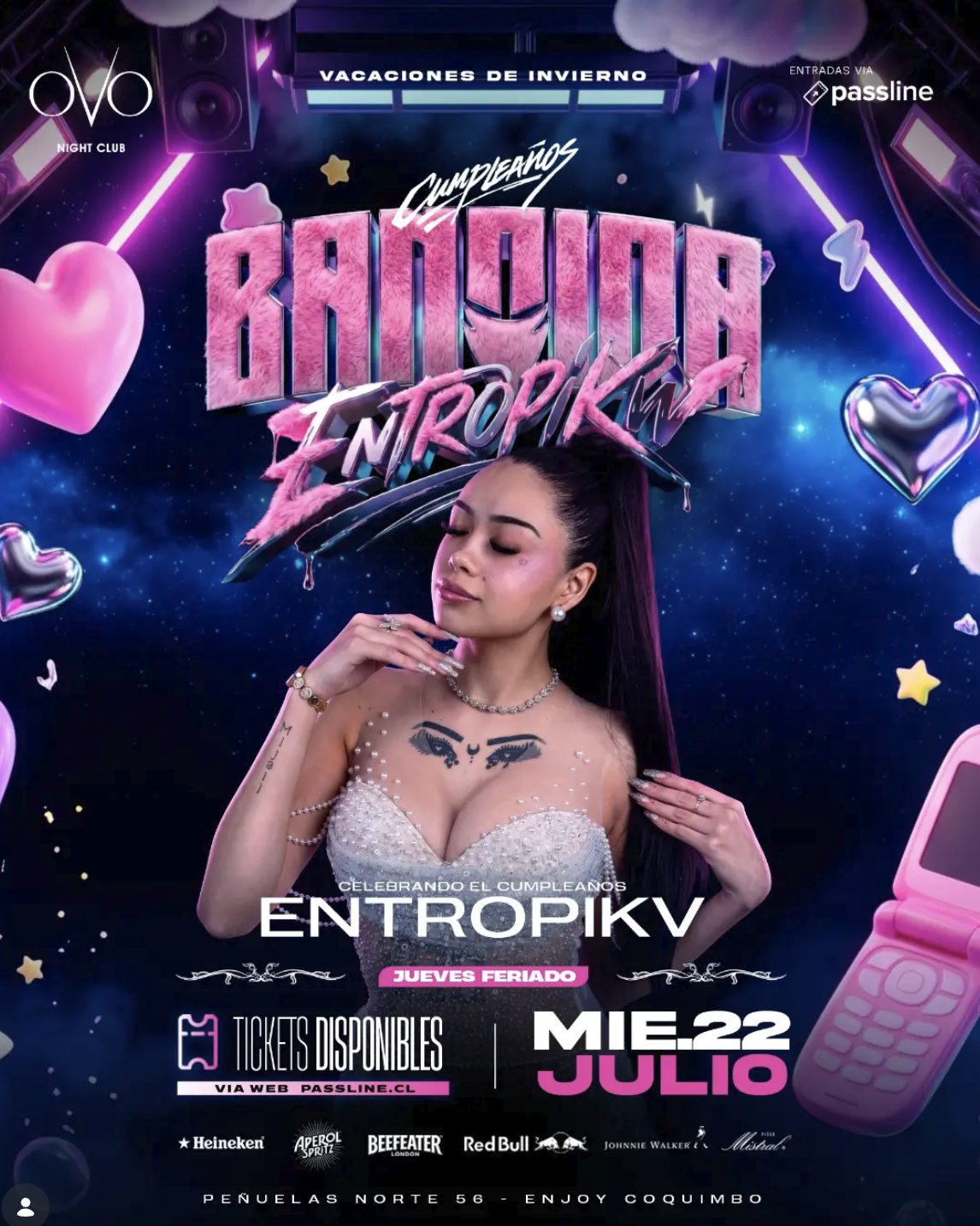 Entropikv HBD - Bandida OVO Night Club Miércoles 22 Julio